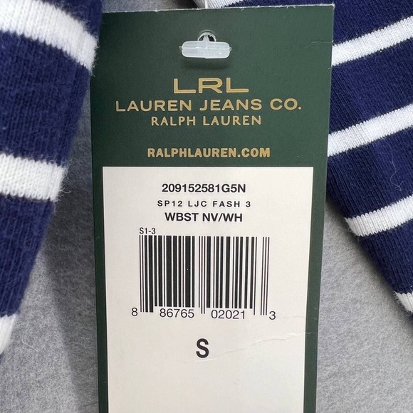 NWT LRL Lauren Jeans Co Women's Dress Striped - Picture 9 of 13